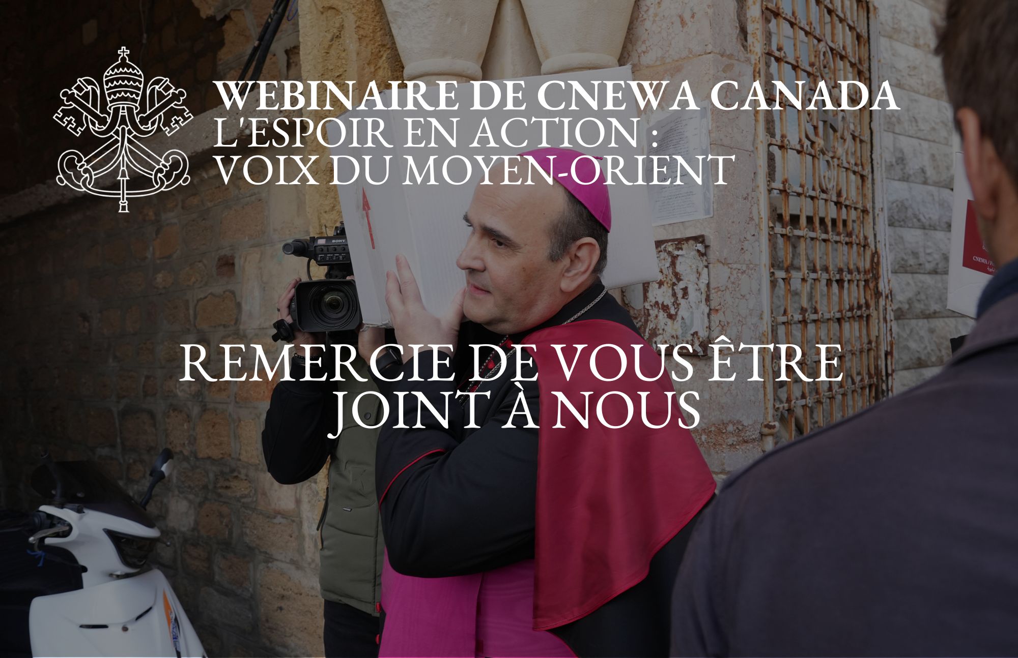 Enregistrement et vidéo de notre webinaire sur le Moyen-Orient | CNEWA ...