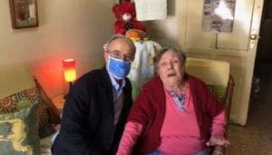 Doctor with old woman