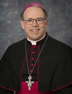 A portrait of Archbishop Marcel Damphousse.